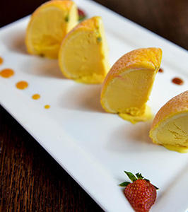 orange kulfi